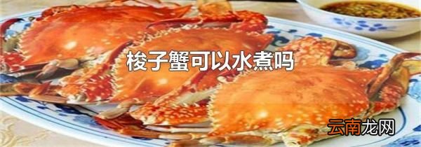 梭子蟹可以水煮吗