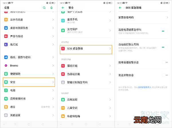 opporeno2紧急联系人怎么使用