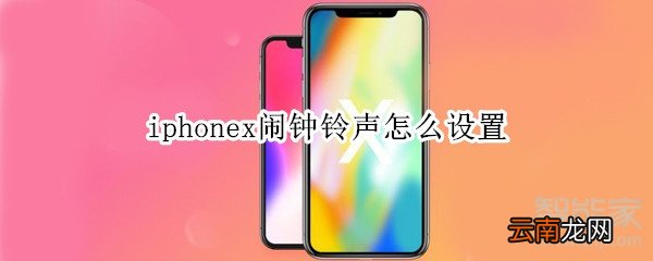 iphonex闹钟铃声怎么设置