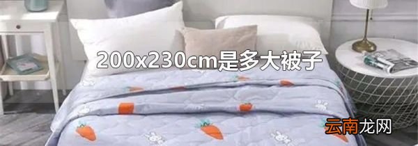 200x230cm是多大被子