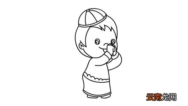 恭贺新春简笔画