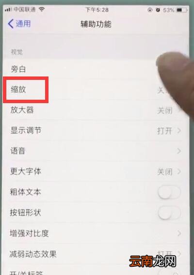 苹果7plus中打开缩放功能的操作步骤