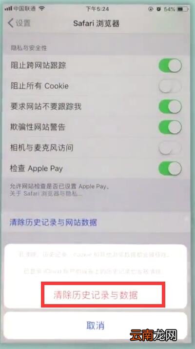 苹果7中清理safari浏览器的操作步骤