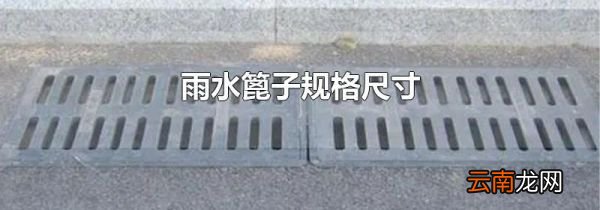 雨水篦子规格尺寸