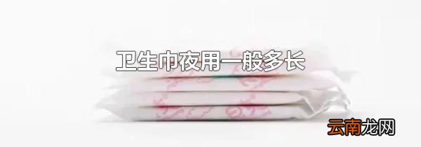 卫生巾夜用一般多长