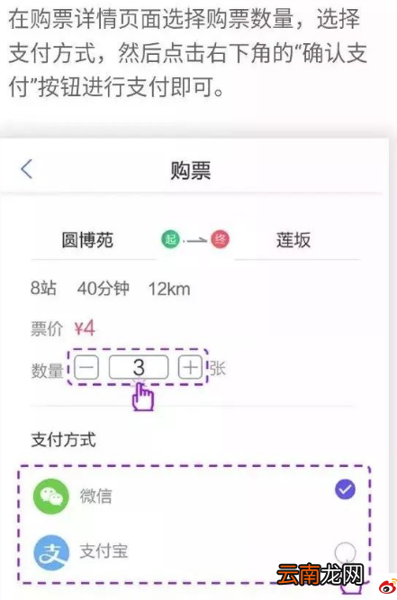 厦门地铁app中购票具体操作步骤