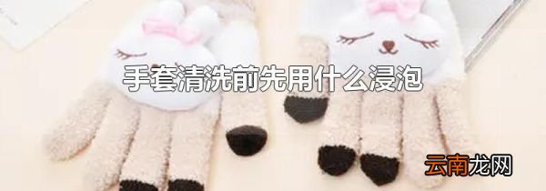 手套清洗前先用什么浸泡