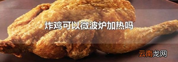 炸鸡可以微波炉加热吗