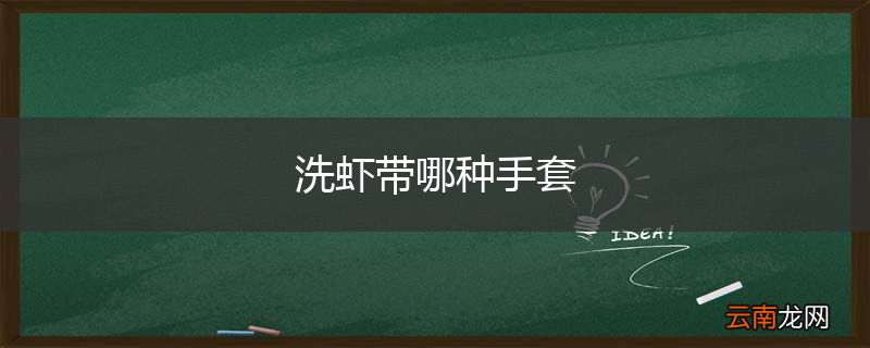 洗虾带哪种手套