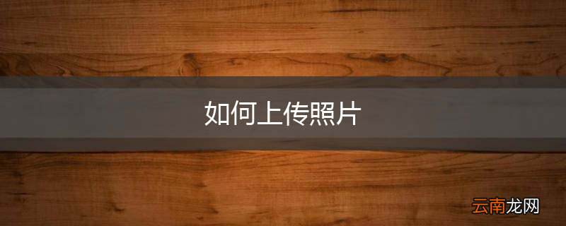 如何上传照片
