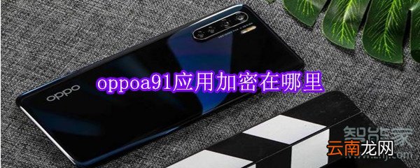 oppoa91应用加密在哪里