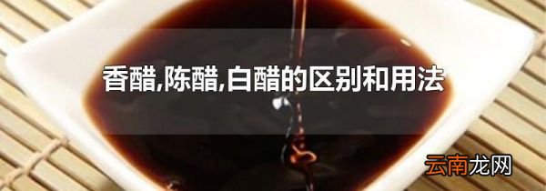 香醋,陈醋,白醋的区别和用法