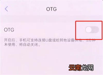vivonex中打开otg的简单方法