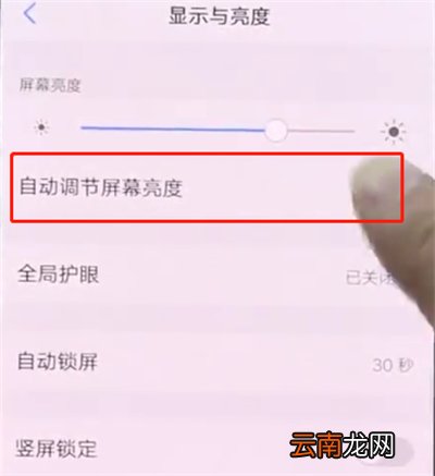 vivonex中关闭自动调节亮度的操作方法