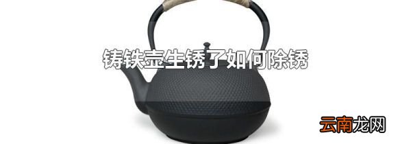 铸铁壶生锈了如何除锈