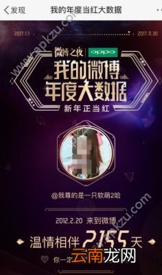 我的微博年度大数据怎么查看