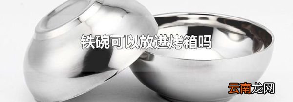 铁碗可以放进烤箱吗