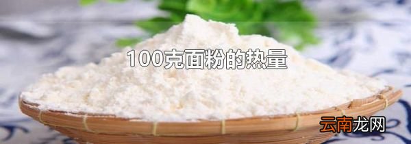 100克面粉的热量
