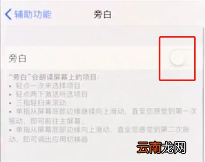 iphonex中关闭旁白的简单步骤