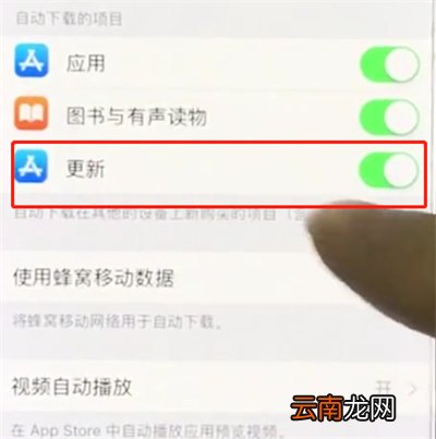 iphonex中关闭软件自动更新的操作步骤