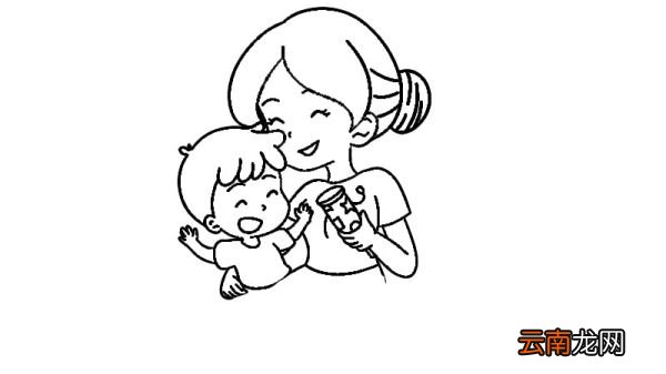 妈妈简笔画画法妈妈简笔画怎么画