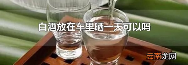 白酒放在车里晒一天可以吗