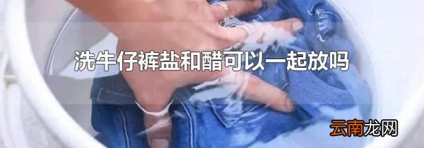 洗牛仔裤盐和醋可以一起放吗