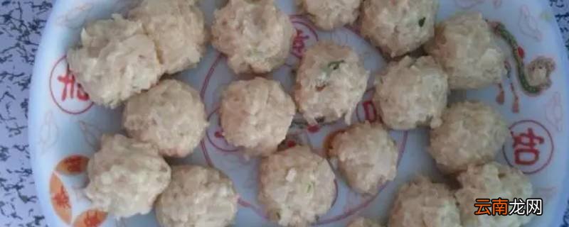 萝卜肉圆子的做法和步骤及原材料