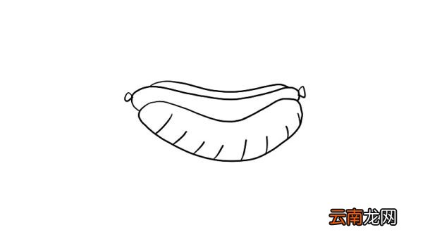 热狗简笔画怎么画怎么画热狗简笔画