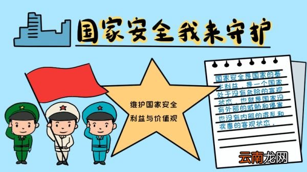 国家安全我来守护手抄报内容如何画
