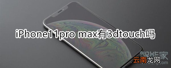 11promax有3dtouch吗