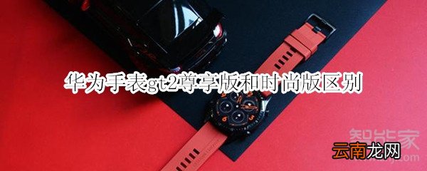 华为手表gt2尊享版和时尚版区别