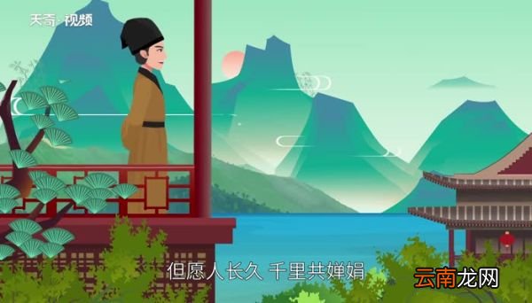 千里共婵娟的上一句 千里共婵娟的上一句是什么