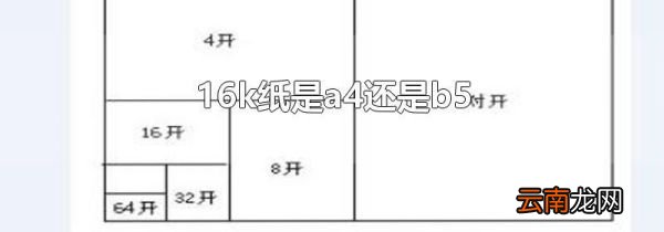 16k纸是a4还是b5
