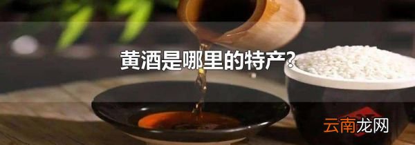 黄酒是哪里的特产?