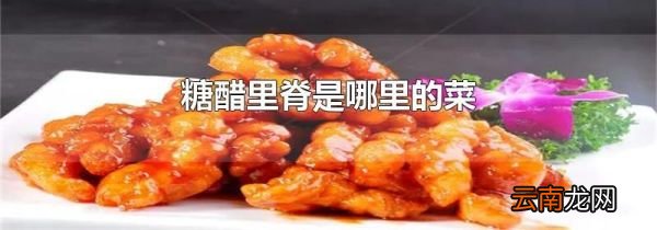 糖醋里脊是哪里的菜