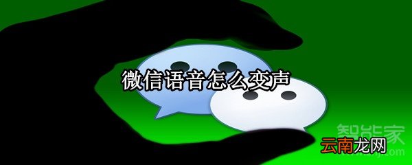 微信语音怎么变声