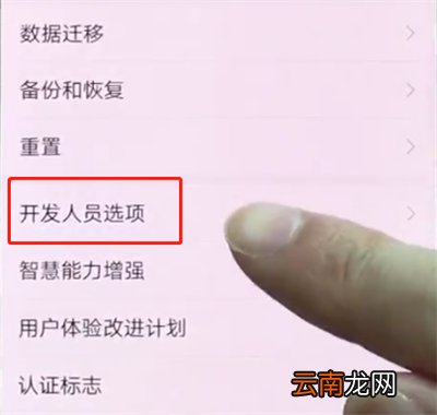 华为p20pro中打开开发者选项的简单方法