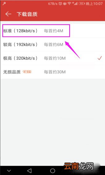 网易云音乐App中管理下载歌曲音质具体操作步骤
