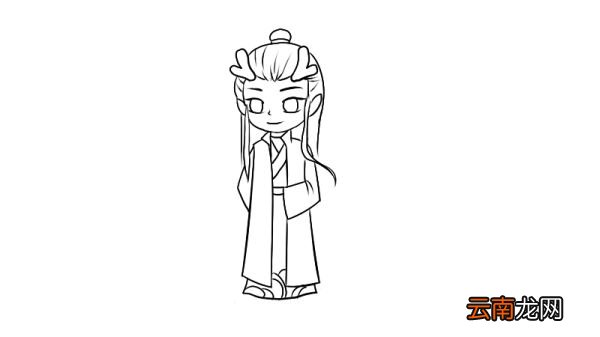 敖丙图片魔童降世简笔画