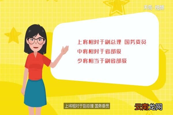 少将相当于什么级别 军衔少将相当于什么官