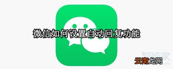 微信如何设置自动回复功能