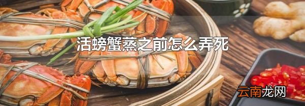 活螃蟹蒸之前怎么弄死