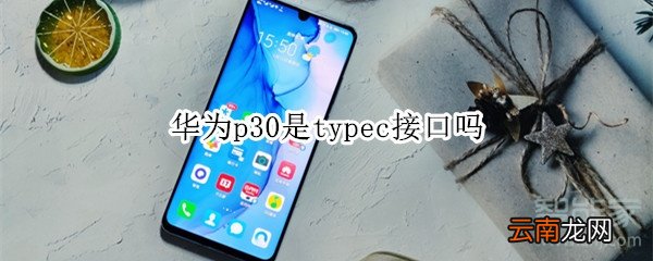 华为p30是typec接口吗