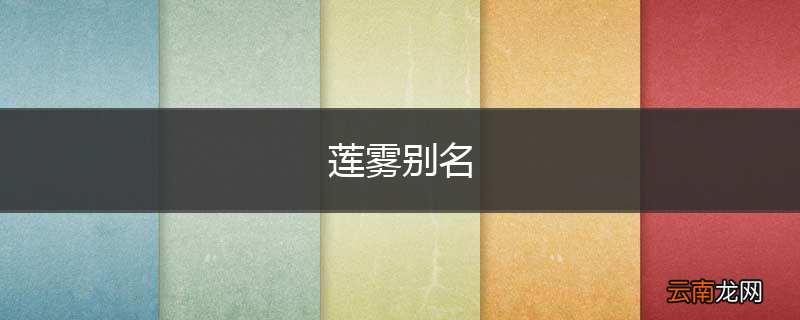 莲雾别名