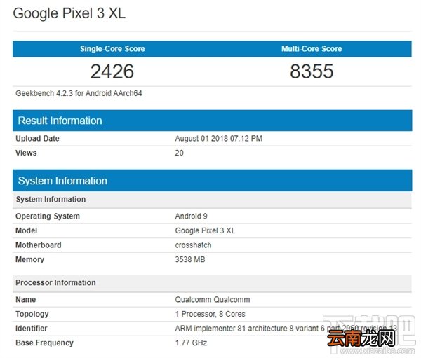 谷歌Pixel3XL怎么样，Pixel3XL跑分多少？