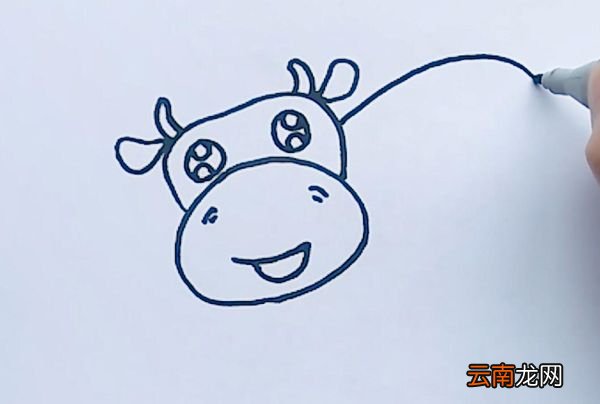 奶牛的简笔画奶牛简笔画