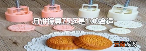 月饼模具75还是100合适