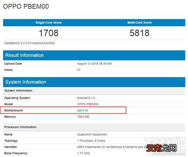 OPPOR17Pro跑分多少，OPPOR17Pro GeekBench跑分爆光