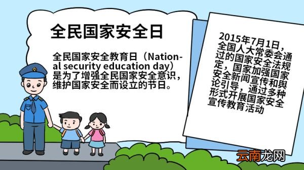 全民国家安全日手抄报简单 全民国家安全日手抄报怎么画